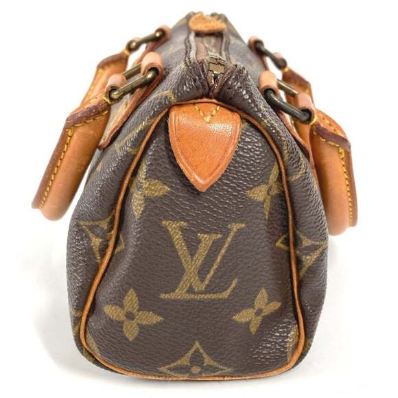 LOUIS VUITTON M41534 Monogram Mini Speedy Boston Bag, Pouch, Handbag, Canvas,... - Picture 4 of 15